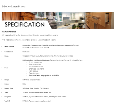 Z-Series Linen Brown